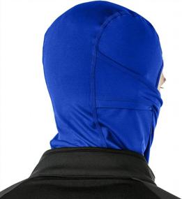 img 1 attached to Stay Warm And Protected In The Cold With ATHLIO Thermal Winter Balaclava Face Mask - 2 Pack, Fleece Lined, UV Protection, And Lightweight!