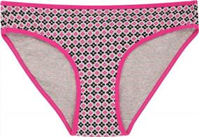 img 3 attached to 10-Pack Women'S Bikini Panties With Cotton Stretch And Breathable Comfort By René Rofé Lingerie