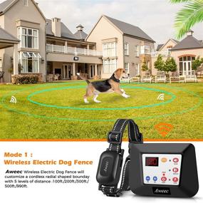 img 3 attached to 🐶 2022 Wireless Dog Fence and Remote Training Collar - Pet Containment System with Adjustable Range - Waterproof Training Collar for Large and Small Dogs