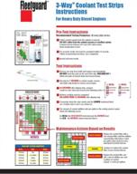 🧪 fleetguard coolant testing kit strips - 3-in-1 cc2602b логотип