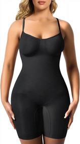 img 4 attached to YIANNA Women'S Seamless Shapewear Body Shaper For Tummy Sculpting And Control