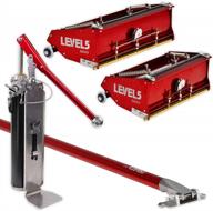 level5 pro-grade flat box combo set with extension handle: perfect for drywall professionals! logo