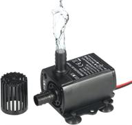 high efficiency mini 12v submersible water pump for aquariums - quiet and powerful, 280l/h, 300cm lift логотип