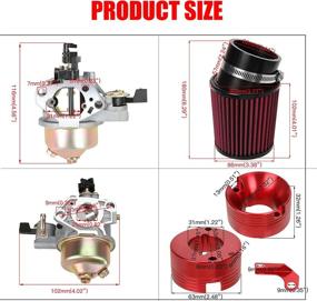 img 3 attached to GREHUA Carburetor Predator Lawnmower Pressure