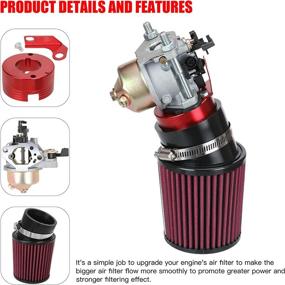 img 1 attached to GREHUA Carburetor Predator Lawnmower Pressure