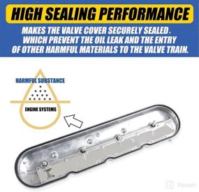 img 2 attached to High-Quality Driver Side Valve Cover & Gasket for 1999-2008 Escalade, Silverado, Tahoe, Sierra, and More - Replace 12570427 264-965