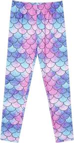 img 4 attached to Jxstar Leggings Cartoon Trousers Pattern Girls' Clothing : Leggings