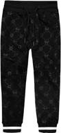 black bianco sweatpants trousers presented boys' clothing ~ pants logo