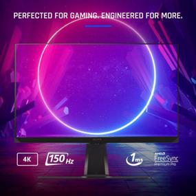 img 3 attached to ViewSonic XG320U Elite 4K Monitor with FreeSync, Quantum Dot Technology, Ergonomics, 150Hz, Cable Management, Ambient Lighting, DisplayPort and HDMI