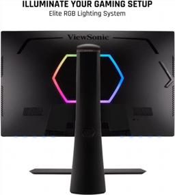 img 1 attached to ViewSonic XG320U Elite 4K Monitor with FreeSync, Quantum Dot Technology, Ergonomics, 150Hz, Cable Management, Ambient Lighting, DisplayPort and HDMI