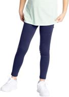 👖 c9 champion girls leggings ebony: stylish leggings for girls' clothing logo