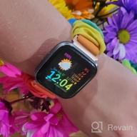 img 1 attached to Upgrade Your Fitbit Versa With TOYOUTHS Patterned Scrunchie Bands - Elastic, Stylish & Comfortable! review by Caleb Eichbauer