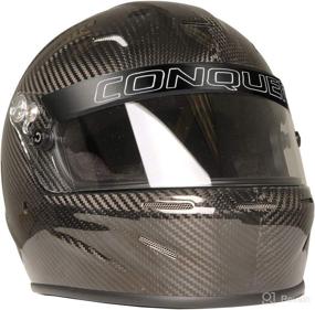 img 1 attached to Conquer Carbon Racing Helmet SA2020 Motorcycle & Powersports good in Protective Gear