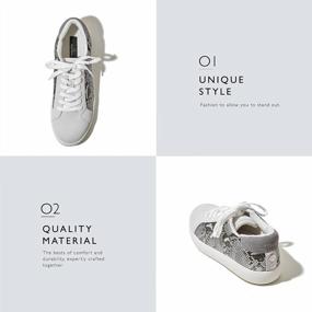 img 2 attached to Stylish DailyShoes Slip-On Sneakers With Platform Sole, Low-Cut Round Toe, And Thick Soles For Dressing Up Or Walking – Perfect Ballet Flats Or Flat Skate Shoes For Everyday Use.