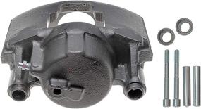 img 3 attached to 🔧 Remanufactured ACDelco Professional 18FR741 Комплект переднего переносного суппорта дискового тормоза с правой стороны - готовый к трению, не покрытый покрытием.