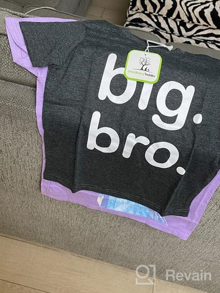 img 1 attached to Brother Shirt Announcement Toddler Charcoal Boys' Clothing: Tops, Tees & Shirts review by Kurt Manning