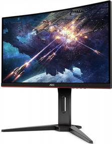 img 1 attached to AOC C24G1: Ultra-Smooth 144Hz Frameless DisplayPort Monitor with Height, Pivot, and Tilt Adjustments