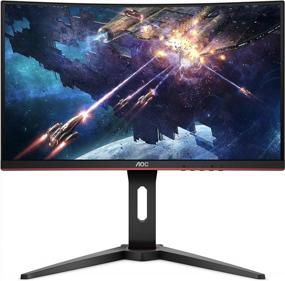 img 4 attached to AOC C24G1: Ultra-Smooth 144Hz Frameless DisplayPort Monitor with Height, Pivot, and Tilt Adjustments