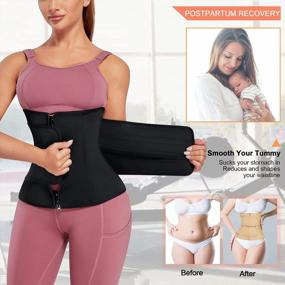 img 1 attached to Women'S Tummy Control Waist Trainer Corset Belt For Postpartum Body Shaping And Exercise - Get Your Body In Shape With Gotoly'S Slimming Belly Band