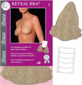 img 3 attached to Get Ready To Reveal: Braza'S Self-Adhesive, Disposable Backless Strapless Bra - One Size Fits All - Choose From 5, 10, Or 15 Pairs