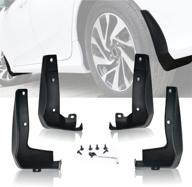 🚗 nyzauto 10th gen honda civic mud flaps kit - front and rear mud guards 4-pcs set logo