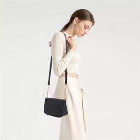 img 3 attached to QUEENSHOW Classic Crossbody Shoulder Handbags Women's Handbags & Wallets via Shoulder Bags