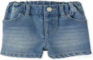 👶 adorable denim shorts for baby girls at the children's place logo