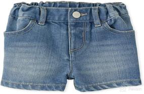 img 1 attached to 👶 Adorable Denim Shorts for Baby Girls at The Children's Place