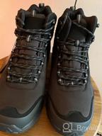 картинка 1 прикреплена к отзыву SilentCare Waterproof Men's Hiking Boots: Lightweight, Non-Slip Mid-Rise Outdoor Shoes for Work, Trekking, Mountaineering & Winter Ankle Support от Nick Palacio