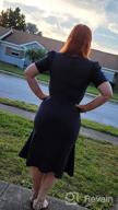 img 1 attached to MUXXN Women'S Short Sleeve Mermaid Formal Dress With Retro 1950S Style review by Vic Alexander