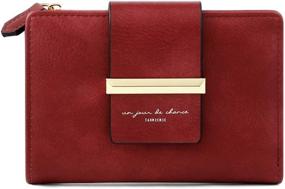 img 3 attached to Achieer Leather Compact Multifunctional Vintage Women's Handbags & Wallets : Wallets