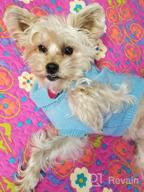 img 1 attached to Tangpan Turtleneck Classic Straw-Rope Pet Dog Sweater Apparel (Pink,S) review by Tim Purdie