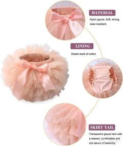 img 1 attached to Diaper Bloomers Headband Beansand Months Apparel & Accessories Baby Girls ~ Clothing