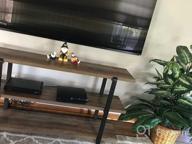 картинка 1 прикреплена к отзыву Rustic Oak Console Table With 3-Tier Shelf Ideal For Living Room Or Hallway от Chad Michels