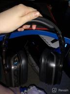 img 2 attached to Immersive Gaming Audio: Logitech G935 Wireless DTS:X 7.1 Surround Sound LIGHTSYNC RGB Headset - Black/Blue review by Phurichaya Dhcana ᠌