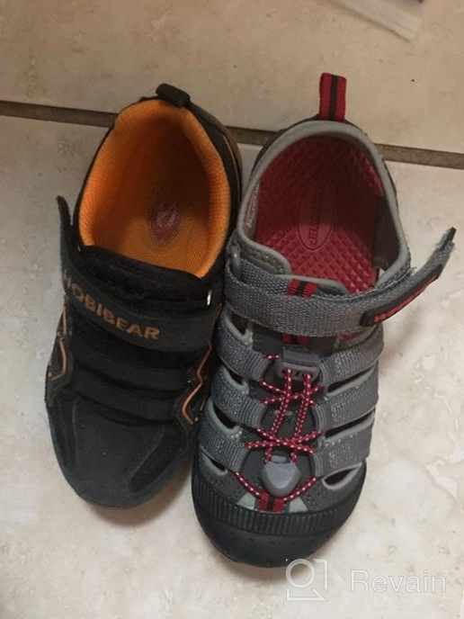 img 1 attached to Closed Hiking Sandals 👞 for Toddler Boys by Weestep review by James Arellano