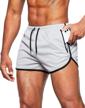 g gradual men's 3 inch quick dry running shorts with liner and zipper pockets for gym and athletic workouts logo