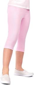 img 2 attached to Sparkle Capris Cotton Girls' Matching Pants & Capris - Perfect for stylish and coordinated outfits