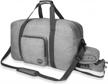 foldable duffle bag 24" 28" 32" 36" 60l 80l 100l 120l for travel gym sports lightweight luggage duffel by wandf logo