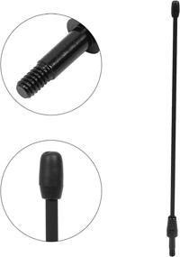 img 1 attached to 📻 Enhance Your Ford Mustang's Radio Reception with X AUTOHAUX 8 Inch Car Short Mast Antenna