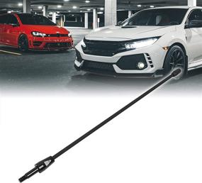 img 3 attached to 📻 Enhance Your Ford Mustang's Radio Reception with X AUTOHAUX 8 Inch Car Short Mast Antenna