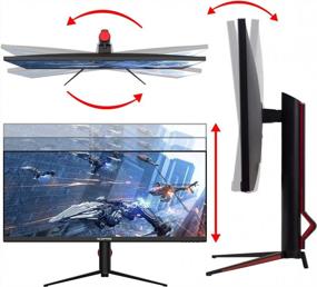 img 1 attached to 🖥️ Sceptre E345B-QUT168: UltraWide 3440x1440 Monitor with Built-In Speakers, Flicker-Free Technology, Blue Light Filter, Frameless Design, HD IPS Display