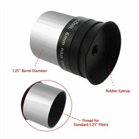 img 3 attached to Astromania 6Mm Plossl Telescope Eyepiece - High-Performance 4-Element Design - Compatible With Standard 1.25Inch Astronomy Filters