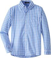 spring gege uniform gingham x large boys' clothing ~ tops, tees & shirts logo