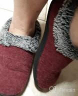 img 1 attached to Comfortable Women'S Memory Foam Slippers With Soft Faux Fur Collar, Non-Slip Rubber Sole For Indoor And Outdoor Wear - ULTRAIDEAS review by Trini Tremblay