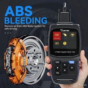 img 2 attached to 🔧 VDIAGTOOL VT100 Scan Tool - ABS Auto Bleed, 4 Systems: ABS/SRS/Transmission/Engine Diagnosis, ABS Bleeding/Oil Reset/Throttle Relearn/SAS/EPB, 5 Services, OBD2 Auto Diagnostic Tool