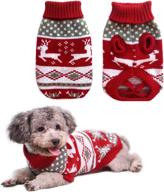 🎄 warm up your furry friend this christmas with vehomy dog christmas sweaters: cozy knitwear for pets in classic style! логотип