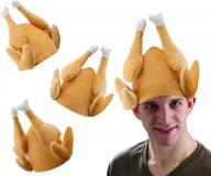 3-pack thanksgiving turkey hats: fun costume party decorations for adults! logo
