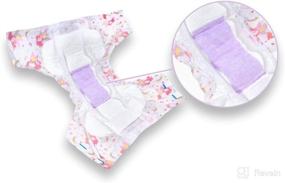 img 1 attached to 👶 Rearz Lil' Bella Adult Diapers - Medium Size - Cotton Candy Scented - Sample 2 Pack