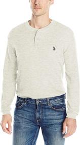 img 1 attached to Men'S Long Sleeve Thermal Henley By U.S. Polo Assn.